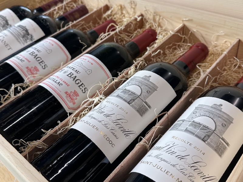 Bordeaux Classic Wines Discovery Gift Case (6 bottles wooden case) 2014