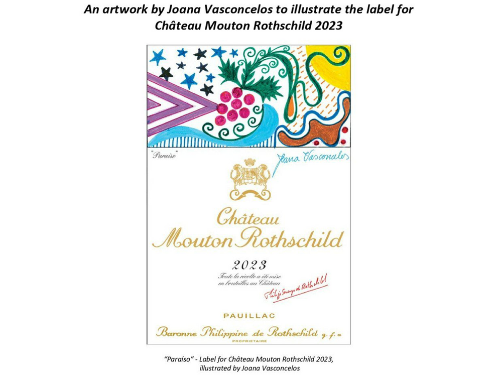 ⛰️🌊☀️🌠>🍇Château Mouton Rothschild 2023 label release