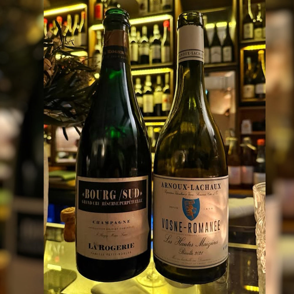 Champagne La Rogerie's Bourg Sud by Justine Boxler and François Petit