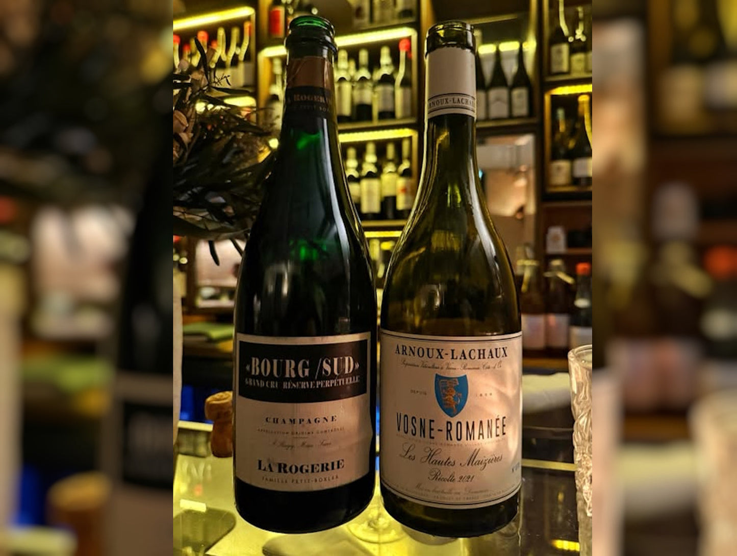 Champagne La Rogerie's Bourg Sud by Justine Boxler and François Petit