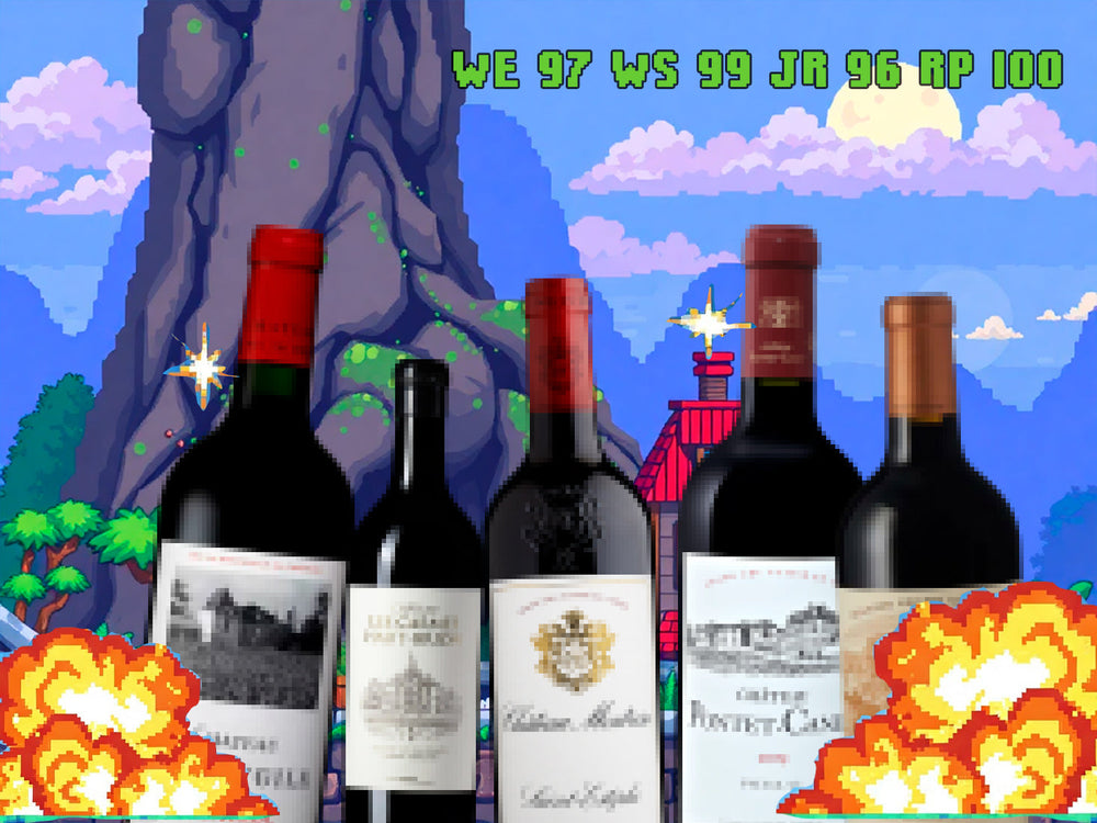 Highly rated Bordeaux wines