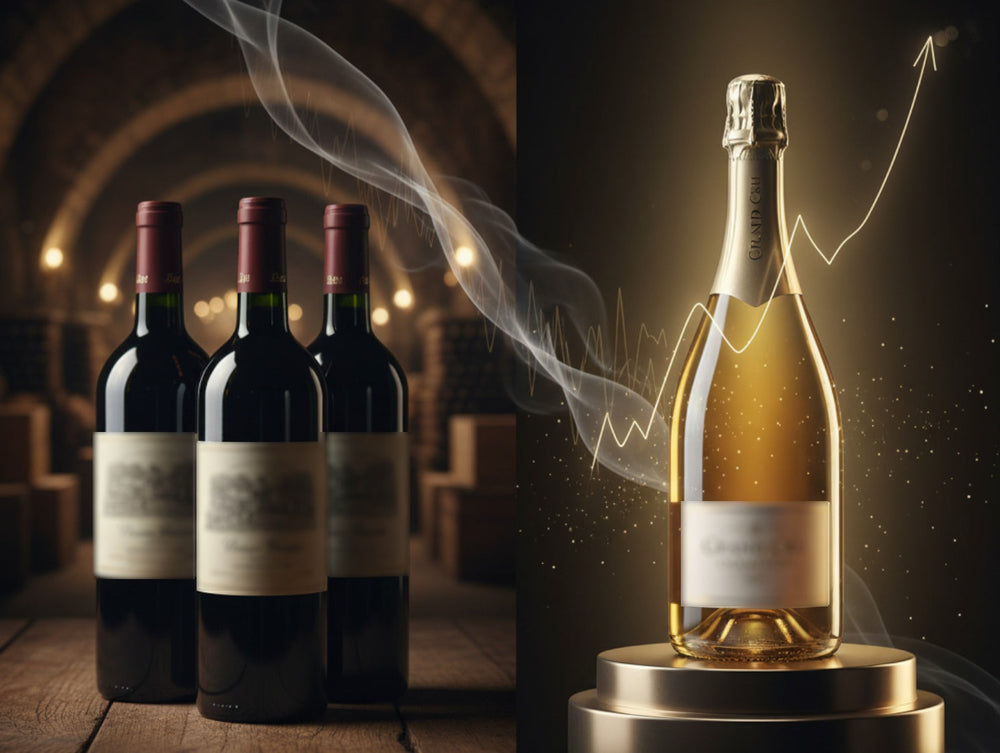 Champagne Outperforms Bordeaux in Market Resilience and Scarcity Value