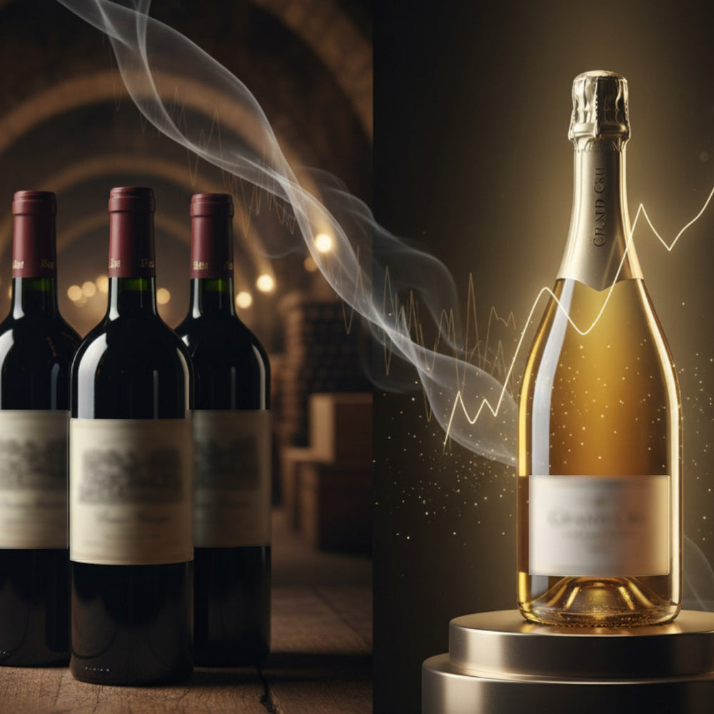 Champagne Outperforms Bordeaux in Market Resilience and Scarcity Value