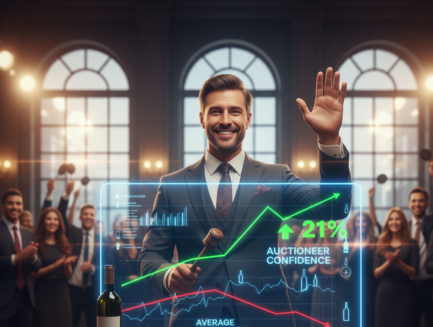 🔨 Auctioneer Confidence in Fine Wine Rises 21% Despite Price Drops