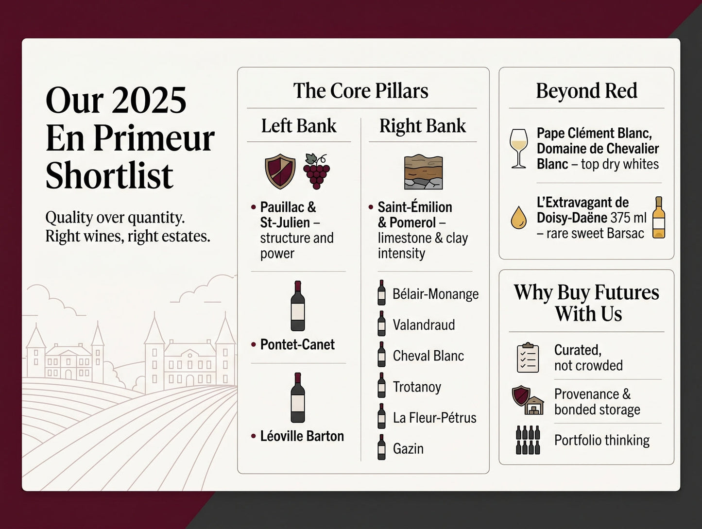 ⭐⭐⭐⭐⭐ Why These 2025 Futures Inside Symbolic Wines’ Curated En Primeur Shortlist