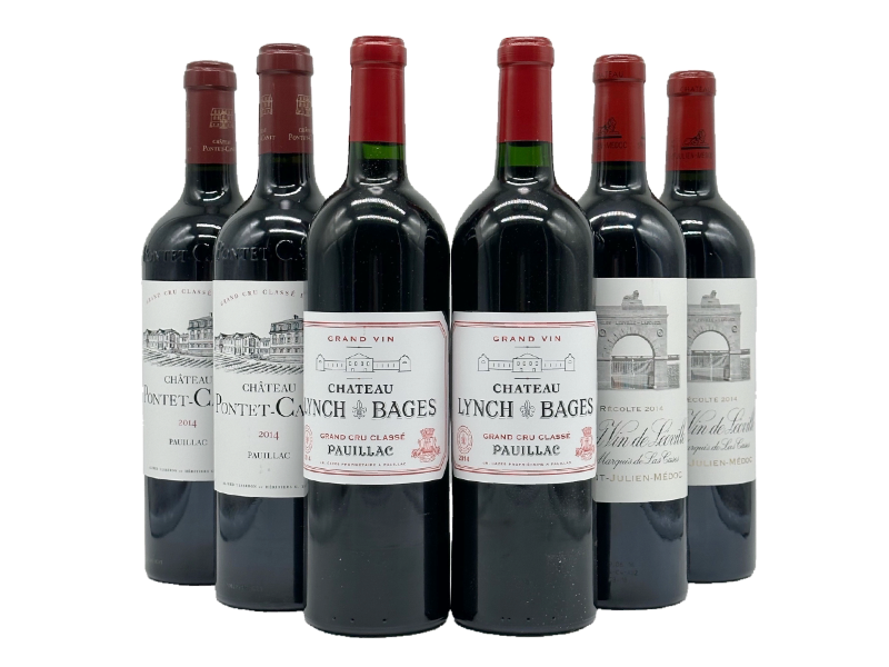 Bordeaux Classic Wines Discovery Case (6 bottles wooden case) 2014