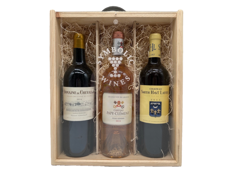 
                  
                    Bordeaux “Ten Years Later” Gift Set (3 bottle wooden case) 2014
                  
                
