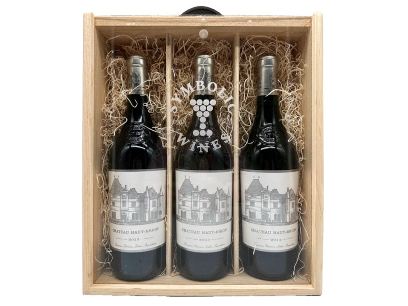 Chateau Haut Brion Blanc Gift Set (3 bottle wooden case) 12’,13’14’