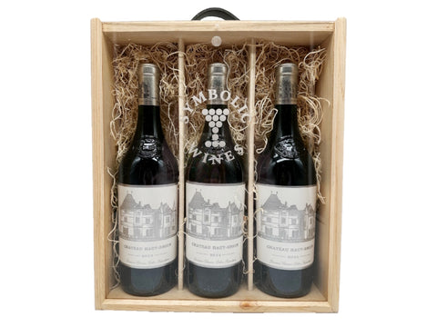 Chateau Haut Brion Blanc Gift Set (3 bottle wooden case) 13’,14’,15’