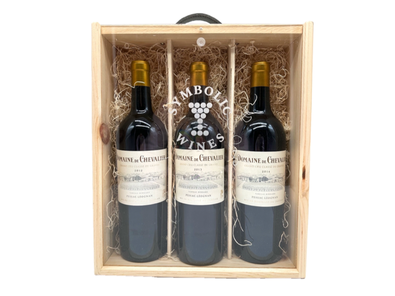 Domaine de Chevalier Blanc Gift Set (3 bottle wooden case) 12’,13’,14’