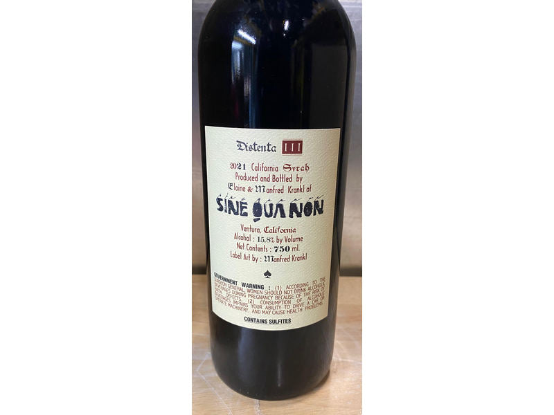 2021 Sine Qua Non シネクアノン SINE QUA NON 