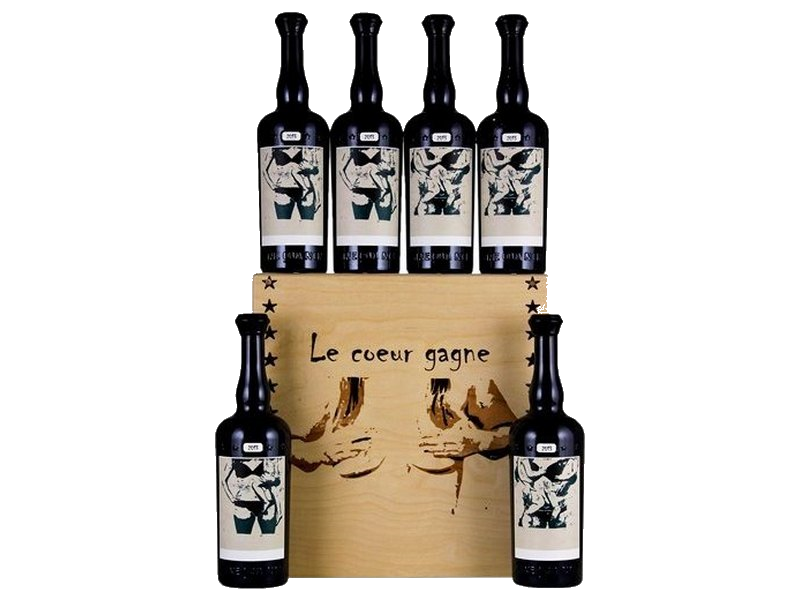 
                  
                    Sine Qua Non Jusqu'a l'os & Le Supplement Le Coeur Gagne Assorted Box Set (6 bottles OWC) 2013
                  
                