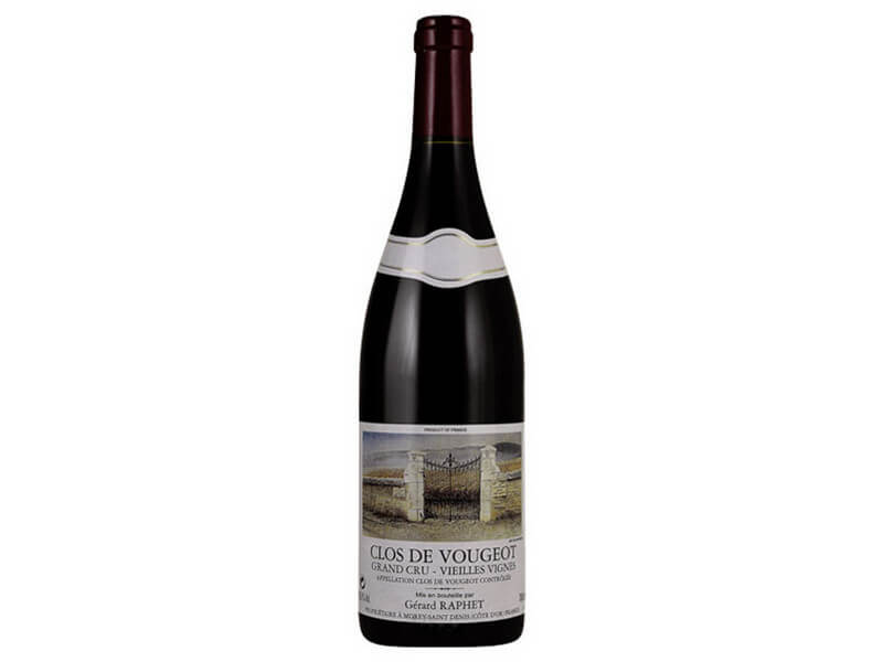 Domaine Gerard Raphet Clos de Vougeot Vieilles Vignes Grand Cru 2012 by Symbolic Wines